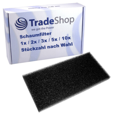 1x bis 10x Schwammfilter Filtermatte für Gorenje HDGE90H DHGE80 PWD120WIT/P01 