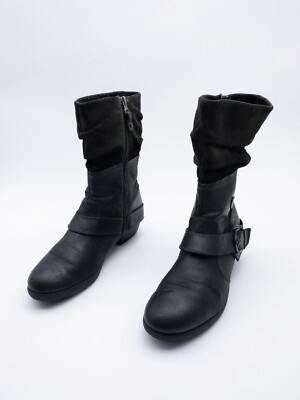 VADO Kinder Boots Stiefel Stiefelette Biker Boots schwarz Gr 39 EU Art 23790-98