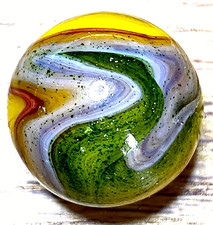 DAS/CHAMPION/WV/JABO EDD YOKE  DAZZLING AVENTURINE SWIRLED SHOOTER .74" M593