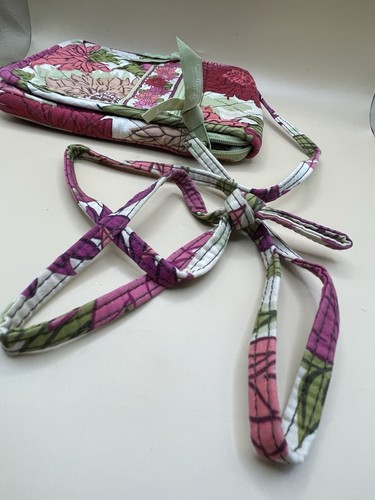Borsa a tracolla Vera Bradley rosa floreale - Hello Dahlia - mini hipster usata - Foto 14 di 19