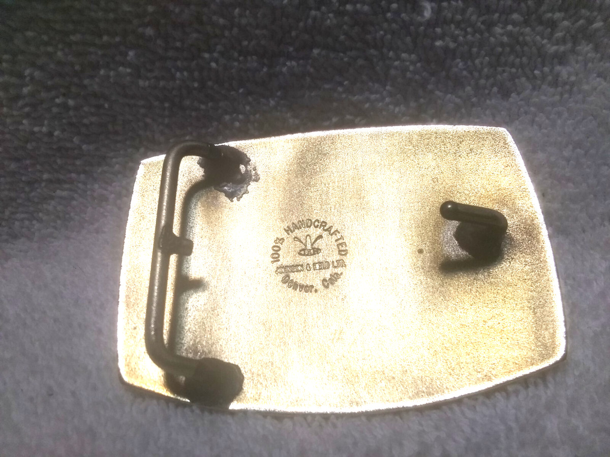 Security Armored Express Five Years Buckle Hand Engraved Johnson & Held  Great View 5