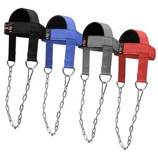 Weight Lifting Head Harness Neck Exercise Gym Training Fitness Workout Straps