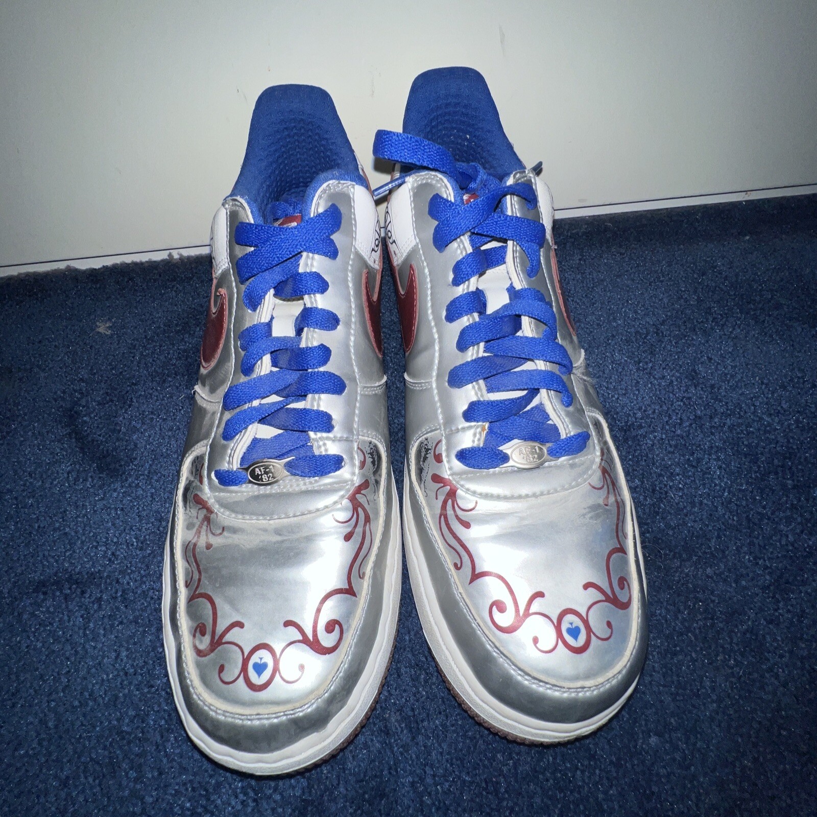 Very Rare!! LeBron, Size UK 10 Nike Air Force 1 premium Low special Edition￼ image 2