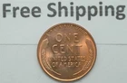 1958 D Denver Lincoln Wheat Cent Red Uncirculated Penny Free Shipping last wheat