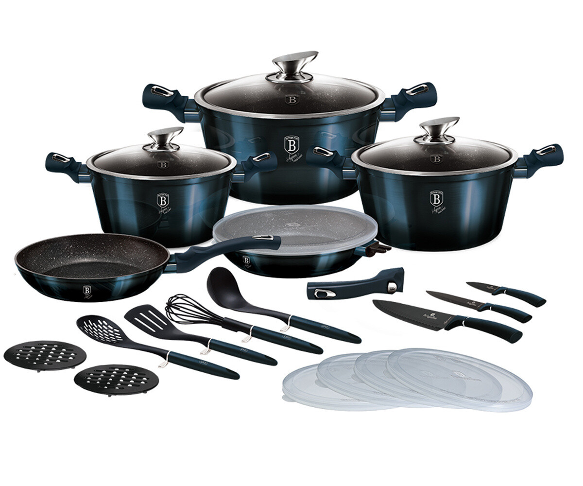 тел 5999108428401 ЗЕСТАВ ГАРНКУВ БЕРЛИНГЕР ДОМ BH-7183 22 ЭЛЕМ АКВАМАРИНОВЫЙ БЕРЛИНГЕ 63990₽