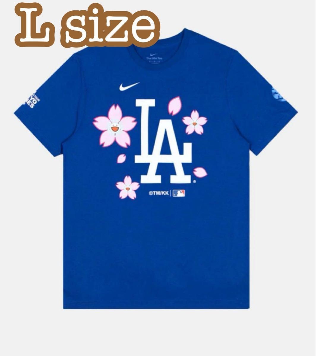 Camiseta Nike Takashi Murakami de los Dodgers de Los Ángeles Talla L Nueva MLB Japón Colaboración