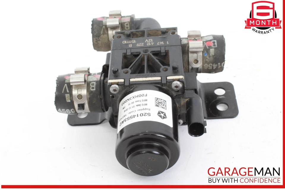 12-19 Fiat 500E EV Electric Auxiliary Coolant Water Pump 52014553AC OEM - Image 2 of 4