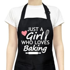 Funny Aprons Women Pockets Cute Cooking Baking Kitchen Gifts Chef Mom Sister