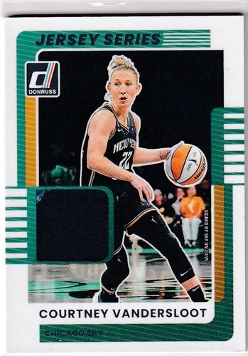 2025 PANINI DONRUSS WNBA COURTNEY VANDERSLOOT BASE GAME JERSEY #12