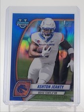 ASHTON JEANTY 2024 BOWMAN UNIVERSITY CHROME 1ST BLUE REFRACTOR /199 Q1247