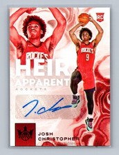 2021-22 Panini Court Kings #HA-JCH Josh Christopher Heir Apparent Ruby #/99