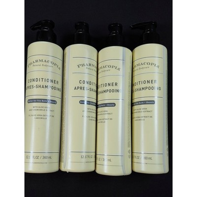 4X Pharmacopia Natural Bodycare Conditioner Apres Shampoo 12.17 Aloe Camomille