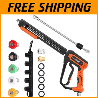 #ad High Pressure Spray Gun Set 5000PSI M22 Fitting $63.34