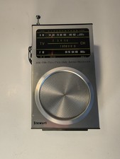 vintage Stewart ST-522 Multi-band Pocket Radio AM/FM/TV/Weather, Earphone Jack