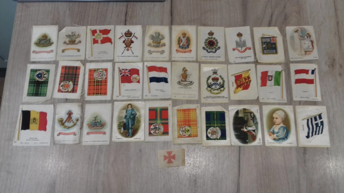 bdv cigarettes silk flags Flags Original Collectable Godfrey Phillips & BDV Cigarette Cards for sale