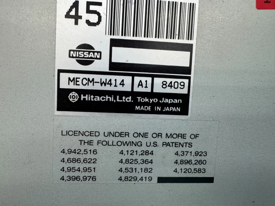 1998-1999 Nissan Pathfinder controle de motor ECU MECM-W414 A1 - Imagem 2 de 4
