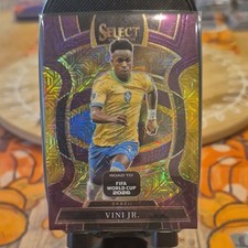 Panini Select Road to FIFA WC 2026 Vini Jr Brazil Terrace Purple Mojo Prizm #99