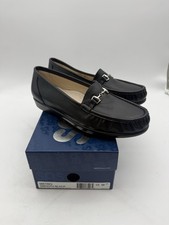 NWB SAS 10 W METRO SMOOTH BLACK LEATHER TRIPAD COMFORT / SLIP ON Shoes
