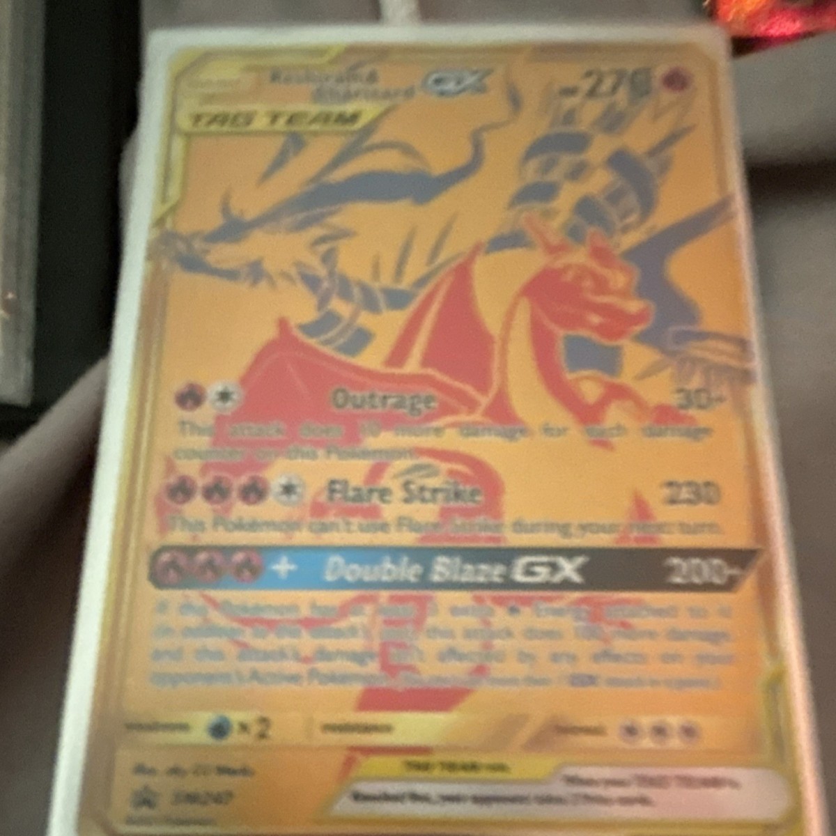 The Pokémon Company Reshiram & Charizard GX Ultra Rare Holo Tag