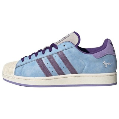 SYM x Adidas Originals Superstar 2 Skateboard Shoes Unisex Blue Purple - KI3533