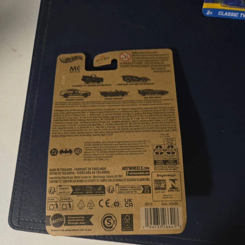 Hot Wheels Silver Series Batman Classic Batmobile Harley Quinn Arkham Lot of 3 - Image 4 of 4