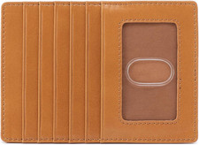 Stylish Natural Leather Wallet  Passport Holder for Travel  Cash