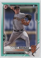 2021 Bowman Draft Aqua 142/199 Will Bednar #BD-197 o9a