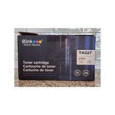 EZink Toner Cartridge 4 PCS Black Magenta Cyan  Yellow TN-227 Opened Box