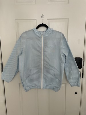 Kids Christian Dior Zip Up Jacket Size 12A Light Blue Vent Coupe Water  Repellent