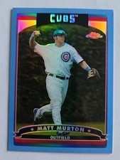 2006 Topps Chrome MLB Baseball Refractor Parallel Matt Murton #165