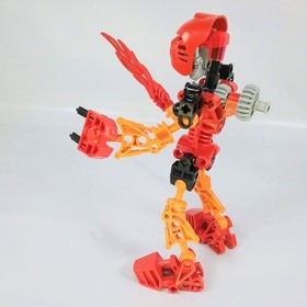 Lego Bionicle Toa 8534 Tahu - Complete - No Instructions or Canister - Year 2001