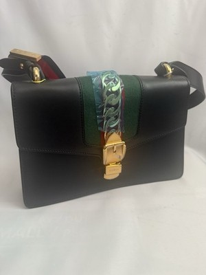 Gucci Sylvie Small Leather Shoulder Bag