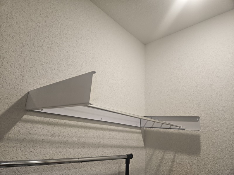 White 19.5 X 39.5 Wall Mounted Drying Rack  Laundry Folding Drying Rack Clothing