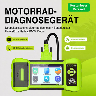 JDiag M300 Vollversion OBD2 Diagnosescanner für Motorräder, Motor-Diagnosetool