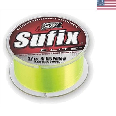 Unmatched 8 lb Fishing Line - 330 Yards of Easy Casting Hi-Vis Yellow Toughness