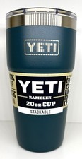 YETI Rambler 20oz Stackable Cup RARE  AGAVE TEAL  w/MagSlider lid New 
