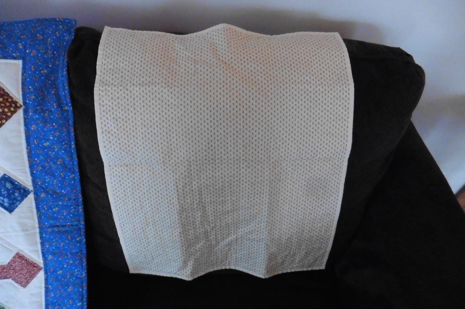 3 muebles de decoración de pared acolchados hechos a mano con pajarita a cuadros y patrón floral de hojas Foto 4 de 4