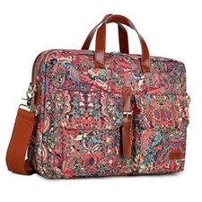 Multicoloured 17inch Laptop Computer Bag Messenger Bag Briefcase for Women Hs