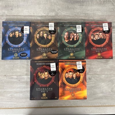 Lot Of 6 Stargate SG-1 Seasons 1,2,3,4,6,8 Brand New Sealed  