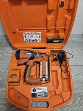 Paslode IM65 F16 Nail Gun 16ga Second Fix with Battery Charger & Case Used