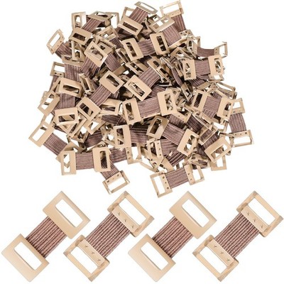 WILLBOND 100 Pieces Bandage Clips Only Elastic 1.26 x 0.59 Inch, Nude Color
