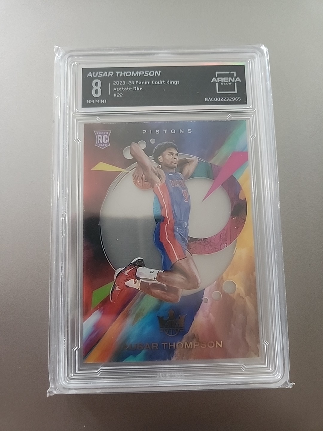 Ausar Thompson 2023-24 Panini Court Kings Rookie Acetate RC #22