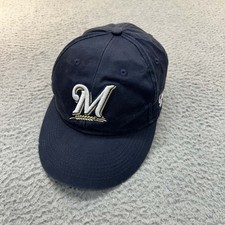 Milwaukee Brewers Hat Cap Boys One Size Strapback Youth Blue MLB Team