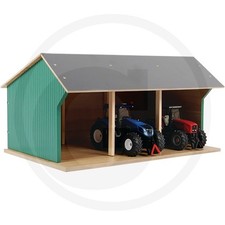 Kids Globe Wooden farm shed for tractors children's toy farm yard 1:32 building