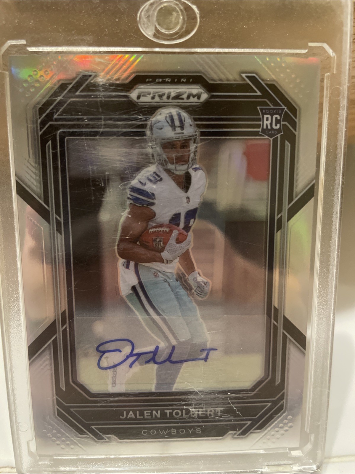 2022 Panini Prizm - Rookies Jalen Tolbert #333 Silver Prizm Autographs (AU, RC)