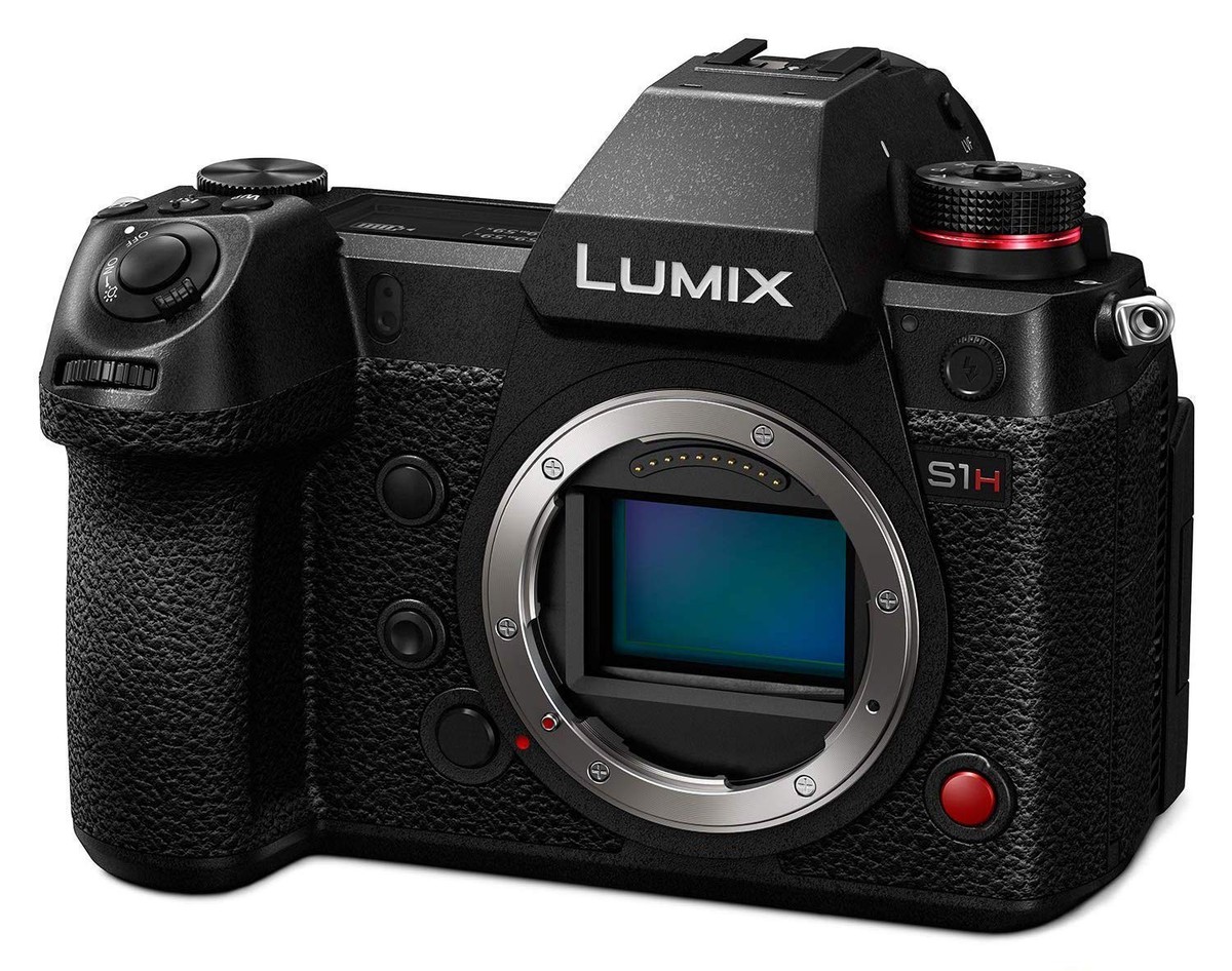 Panasonic LUMIX DC-S1H ボディ シャッター2414回 Panasonic Lumix DC-S1H 24.2MP Mirrorless Camera - Black (Body Only