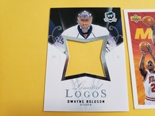 Dwayne Roloson Oilers 2007 - 2008 UD The Cup Limited Logos Blank Back
