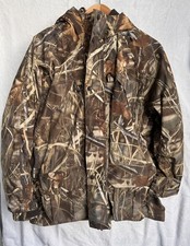 CABELAS 3 In 1 Advantage Wetlands Camo Hunting Jacket Double Heavy XL Kids