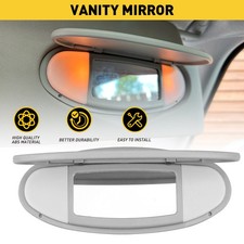 Gray Sun Visor Vanity Mirror Cover For BMW mini R55 R56 R60 2007 2008 2007-2014