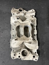 1955-1986 Chevy Sbc 305 350 Air Gap Edelbrock Performer Intake Manifold 2601 1955-1986 Chevy Sbc 305 350 Air Gap Edelbrock Performer Intake Manifold 2601